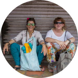 Teresa y yo en Pondicherry